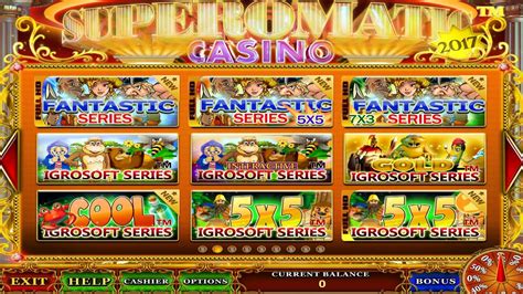 Superomatic casino online